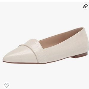 Cole Haan Ivory Croco Embossed Leather Loafers Size 8 Cole Haan Ellora Skimme